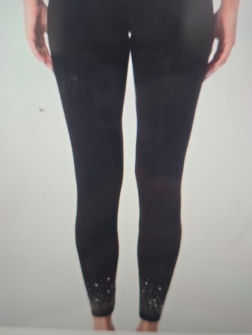 Joseph Ribkoff Black Embellished Ankle Leggings 12